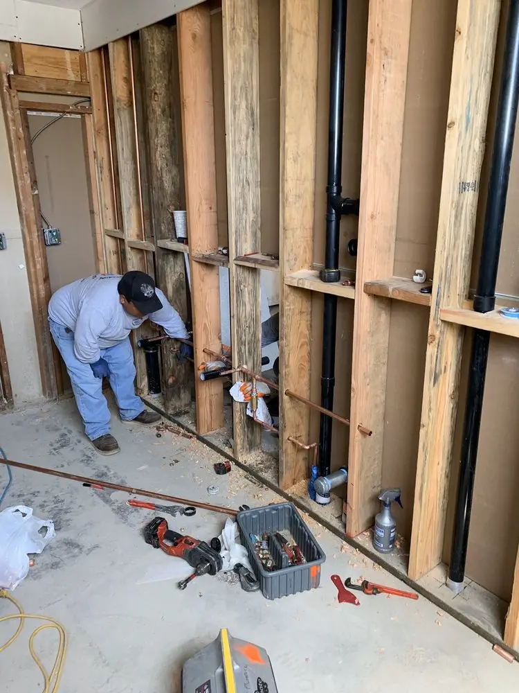 Commercial rough-in plumbing for Gas Line Repair in Hull